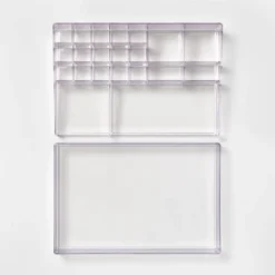 Extra Large Bathroom Plastic Tiered Cosmetic Organizer Clear - Brightroom™ 6 Extra Large Bathroom Plastic Tiered Cosmetic Organizer Clear - Brightroom™ -Home Storage GUEST 0000318f e204 4cbf b2d4 d3762e607ab7