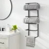 Towel Wall Storage Cabinet Black Metal - Brightroom™ -Home Storage GUEST 03b36207 b119 4ad7 9102 a797b82d76e3