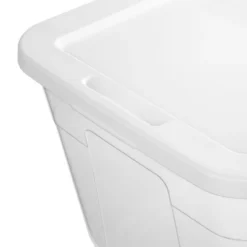 90qt Clear Storage Box White - Brightroom™ -Home Storage GUEST 04f1928e 5ced 4221 a538 beee2679b6c5