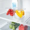 2pk Small Produce Bin Fridge Bin With Lid - Brightroom™: Refrigerator Organizers, Stackable Kitchen Storage -Home Storage GUEST 058ad1c9 9e2a 4661 a7ad 442c8a93f76e