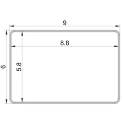 9"x6"x3.25" Large Plastic Bathroom Tray Clear - Brightroom™: Organizer, Stackable Storage, Hand Washable -Home Storage GUEST 05a2cdc4 5844 497b b167 b2a15a61458f