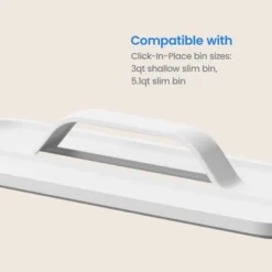 Click In Place Slim Lid With Handle For Plastic Storage Bins Home And Office Organization White- Brightroom™ 15 Click In Place Slim Lid With Handle For Plastic Storage Bins Home And Office Organization White- Brightroom™ -Home Storage GUEST 06620b0b b5b6 4445 a4e3 15080544d32d