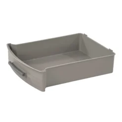 4 Drawer Weave Tower Dark Gray - Brightroom™: Plastic Storage Organizer, Portable Utility Drawers, Universal Storage -Home Storage GUEST 0a40f3f1 978d 420b 8461 eb01b0e021bc