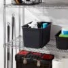 26.2qt Heavy Duty Storage Bin - Brightroom™: Black Plastic, Stackable & Portable, Universal Storage Solution 1 26.2qt Heavy Duty Storage Bin - Brightroom™: Black Plastic, Stackable & Portable, Universal Storage Solution -Home Storage GUEST 0a87b9a1 cfd9 4cf0 b6d7 cda074d516aa