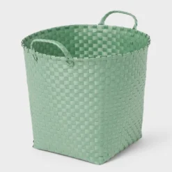 Woven Plastic Floor Basket - Brightroom™ -Home Storage GUEST 10852d8e 0a5b 4a1e b159 9d4b6da21168
