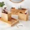 11.25" X 7" X 4.5" Modular Bamboo Vanity Organizer With Magnetic Strip - Brightroom™ -Home Storage GUEST 136aefd1 aba6 431a bd81 a5c436c078df
