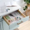 25pc Drawer Flatware Organizer - Brightroom™: Clear In-Drawer Storage, PETG Material, Contemporary Style, Hand Wash -Home Storage GUEST 163d4168 ec1b 46e8 8135 da73b5e25c8a