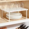 Metal Cabinet Shelf White - Brightroom™: Kitchen Organizer, Shelf Riser, Iron, 15"x10"x6" -Home Storage GUEST 171fc0e0 ca11 41e3 bf60 35fe0b0c46e0