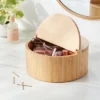 9" X 4" Circular Hinge Lid Bamboo Countertop Organizer - Brightroom™ 1 9" X 4" Circular Hinge Lid Bamboo Countertop Organizer - Brightroom™ -Home Storage GUEST 18ca0151 1ab3 409c 9ace e16560cc93bb