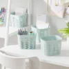 4pk Wave Mini Decorative Basket Mint Green - Brightroom™ -Home Storage GUEST 1b9d274b 685c 4451 b183 f340f022d92a