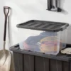 76qt Heavy Duty Latching Clear Storage Box - Brightroom™: Plastic Utility Bin With Lid, Portable Universal Storage -Home Storage GUEST 1c78004c d9c8 45fb 97f5 96f685112fd1