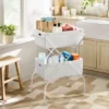 2 Tier Collapsible Cart With Bins - Brightroom™ -Home Storage GUEST 214c3eb0 f013 4315 a27e 302227539d4c