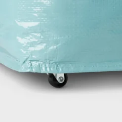 Storage Bag With Wheels Pewter Aqua - Brightroom™ -Home Storage GUEST 223562e9 a6d4 4a18 a7ca c6229c18151b