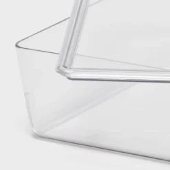 6L Stacking Clear Bin With Lid - Brightroom™: PET Material, Stackable Storage For Crafts & Cleaning Supplies 7 6L Stacking Clear Bin With Lid - Brightroom™: PET Material, Stackable Storage For Crafts & Cleaning Supplies -Home Storage GUEST 23b67323 777f 4cf4 9d35 4e130392930f