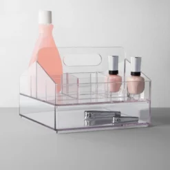 Plastic Organizer Tray Clear - Brightroom™ -Home Storage GUEST 24ec21ab 2acd 4483 9083 7d93e7a2e234