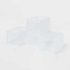 Stackable Small Bin Front Opening Clear - Brightroom™: Transparent Utility Storage, Stackable, BPA-Free, 12 Volume Capacity -Home Storage GUEST 29559c77 dcb5 4d53 a1b7 c974f4fe278e
