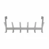 Heavy Duty Over The Door 6 Hooks Rail Matte Gray - Brightroom™ -Home Storage GUEST 2d794289 d87a 4949 a637 ed5eb247aa00