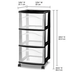3 Drawer Medium Cart - Brightroom™ -Home Storage GUEST 2e88a6ae bfde 42b6 8679 3be9df4a6978