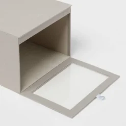 Hardside Fabric Front Open Bin Gray - Brightroom™ -Home Storage GUEST 332ea786 94a7 4129 ae36 71ced8bf8bbf