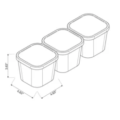 3pk Click In Place 30oz Insert Storage Containers White And Clear - Brightroom™ 13 3pk Click In Place 30oz Insert Storage Containers White And Clear - Brightroom™ -Home Storage GUEST 3d758ec2 0d92 4ae3 88c7 4a8958be1fa5