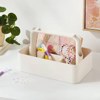 Storage Caddy Color Ivory - Brightroom™ 3 Storage Caddy Color Ivory - Brightroom™