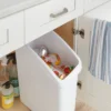 Under Sink Waste And Sorting Can - Brightroom™: Compact Kitchen Trash Can, 5.8 Gallon, White, Textured Finish 1 Under Sink Waste And Sorting Can - Brightroom™: Compact Kitchen Trash Can, 5.8 Gallon, White, Textured Finish -Home Storage GUEST 46fdc139 2df3 4ca4 b529 34f52cb8bae1
