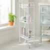 3 Shelf Narrow Metal Storage Cart White - Brightroom™ -Home Storage GUEST 4bcbb819 d913 445a 9c8b 18b936fad271