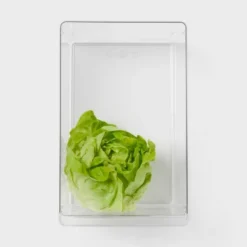 Large Wide Fridge And Pantry Organizer Bin - Brightroom™: Clear Freezer-Safe Storage, 14.5"x9.14"x6" -Home Storage GUEST 4c0556a3 29f6 46c4 a542 5cef65110c2a