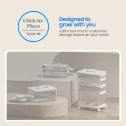 6pc Click In Place Slim Toolbox Kit Plastic Storage Home And Office Organization - Brightroom™​ -Home Storage GUEST 4c559dc1 d2d3 4ef3 aa66 3c755805dc53