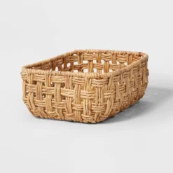 Rectangular Twisted Open Checkered Weave Basket - Brightroom™ -Home Storage GUEST 514258d4 7e89 434a bb0b bbdf991578bf