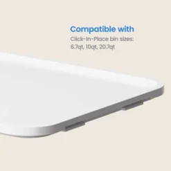 Click In Place Large Lid For Plastic Storage Bins For Home And Office Organization White - Brightroom™ -Home Storage GUEST 519dba91 3966 4056 922d 3ce9208e44e8