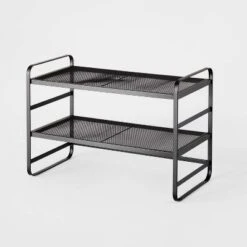 2 Tier Shoe Rack Metal Mesh - Brightroom™ -Home Storage GUEST 526c6366 f577 4843 a484 8fd156aad026
