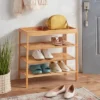 4 Tier Bamboo Shoe Rack - Brightroom™ -Home Storage GUEST 55a6b988 dee8 4c98 96d4 9e5125c542ea