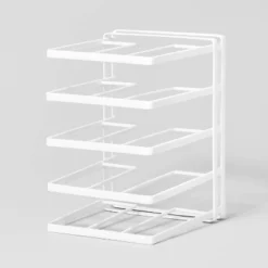 Wire Storage Pan Organizer White - Brightroom™: Iron Kitchen Cabinet & Pantry Organizer, 10" H X 13" D X 9" W -Home Storage GUEST 57e5e1e6 5673 4d0a badd 42bef5b22714