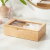9" X 6" Bamboo Accessory Box With Acrylic Lid - Brightroom™ -Home Storage GUEST 5ca7a93d a229 4899 a08e 3ea582ce4615