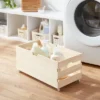 Large Wood Bin With Wheels - Brightroom™ -Home Storage GUEST 60498bd7 0cf4 473b 9e44 95f5a636291c