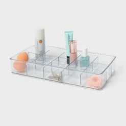12"x6"x2" Tray Organizer Clear - Brightroom™ -Home Storage GUEST 633408ec 04b7 4acf 93b8 3f87eb6108b6