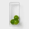 Small Narrow Fridge And Pantry Organizer Bin - Brightroom™: Clear Kitchen Storage, Freezer-Safe, 10.5" Depth -Home Storage GUEST 6376261d a77b 4f77 b8c9 16fe56d22ff0