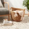 Large Round Braided Seagrass Basket - Brightroom™: Handwoven Khaki Wicker For Blanket Storage, Nest Certified -Home Storage GUEST 6ecff6bd 93a5 449e 9689 0da088ece9b6
