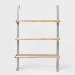 Over The Door Tiered Towel Rack With Wood - Brightroom™ -Home Storage GUEST 715ad468 f41d 493b a4c1 eb32308150cb