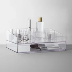 Bathroom Plastic Extra Large Cosmetic Organizer Clear - Brightroom™ 9 Bathroom Plastic Extra Large Cosmetic Organizer Clear - Brightroom™ -Home Storage GUEST 7699a630 77d0 4c15 991b 3a57e72f815a