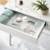 3 Bathroom Plastic Tray Beauty Organizer Set Clear - Brightroom™ -Home Storage GUEST 7cd071bc 1929 4294 971b e53a092f0950