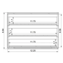 All Purpose 3 Drawer Storage Clear - Brightroom™ -Home Storage GUEST 832698ca 3ff5 4af9 86b8 cac960d3fd13