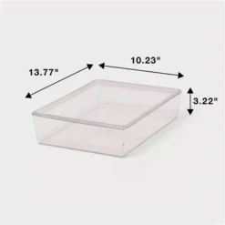 6L Stacking Clear Bin With Lid - Brightroom™: PET Material, Stackable Storage For Crafts & Cleaning Supplies 9 6L Stacking Clear Bin With Lid - Brightroom™: PET Material, Stackable Storage For Crafts & Cleaning Supplies -Home Storage GUEST 83c1b48c 9969 4396 8a0e 3b3350431ffc
