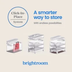 Click In Place 6.7qt Clear Shallow Plastic Storage Bin With White Latch For Home And Office Organization - Brightroom™ 17 Click In Place 6.7qt Clear Shallow Plastic Storage Bin With White Latch For Home And Office Organization - Brightroom™ -Home Storage GUEST 87431751 128a 4204 8f9b ca69a4d95d90