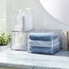 Bathroom Organizer Bin With Handles Clear - Brightroom™ -Home Storage GUEST 89b6a547 a70b 475f 8dd9 0f0225831c73