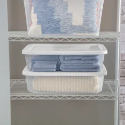 28qt Clear Under Bed Storage Box White - Brightroom™ 15 28qt Clear Under Bed Storage Box White - Brightroom™ -Home Storage GUEST 8a3a15e3 0651 4280 bec2 c70d55a9cbef