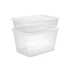 70qt Clear Storage Box With White Lid - Brightroom™ -Home Storage GUEST 8a528b8a 6d09 4efe 8297 917a6128e835 1