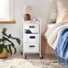 3 Drawer Narrow Cart On Wheels - Brightroom™ -Home Storage GUEST 8e40ab16 145e 4e99 87d0 adbb961e5004