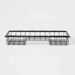 Metal Bathtub Caddy With Wood Handles - Brightroom™ -Home Storage GUEST 923e8486 a4a4 45b8 bab0 811c8f0563d3